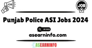 Punjab Police ASI jobs 2024